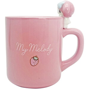 サンアート サンリオ (SANRIO) マイメロディ マグカップ マイメロ フィギュア付き のっかり 約260ml 雑貨 サンリオ グッズ ギフト プレゼント SAN4211-3