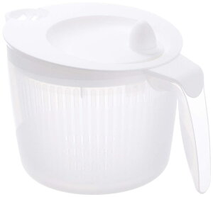 パール金属 日本製 サラダ スピナー 樹脂 野菜 水切り 器 グリップ式 ENJOY KITCHEN C-4698