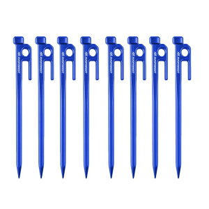 【業界初】AVOFOREST 鍛造ペグ アルミ製 ペグ キャンプペグ 20cm/30cm 4本/8本セット 一体成型 溶接なし テントペグ 超軽量 高強度 錆びにくい テント用 タープ用 アウトドア/キャンプ 用品 岩場 砂