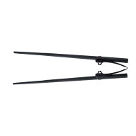 Willassist 楽々箸 クリップタイプ 21cm 樹脂製 2240534 黒
