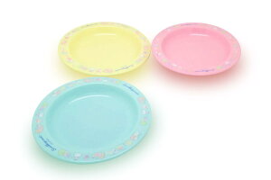 OSK 子供食器 中皿 すみっコぐらし 3枚セット 直径約18.3cm/電子レンジOK 日本製 食洗機対応 PT-22