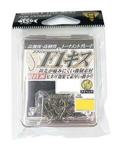 がまかつ(Gamakatsu) シングルフック ザ・ボックス F1 キス 6号 90本 ライトブラウン 67432