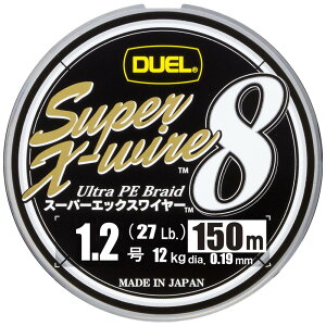 DUEL(fG) PEC 1.2 X[p[GbNXC[8 (Super X-wire 8) 150m 1.2 S Vo[ H3600-S