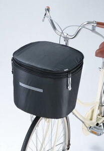 川住製作所(kawasumi) D型2段式前カゴカバーKWF−110BK オールブラック