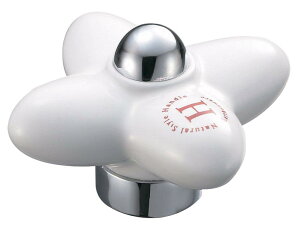 SANEI 【水栓蛇口用デザインハンドル】 陶器ハンドル 湯用 PR2102F-1-R