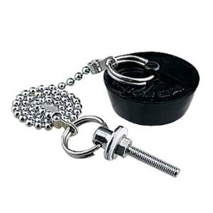 カクダイ(KAKUDAI) 洗面器ゴム栓くさりつき 40×34 491-001