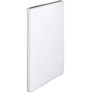 キングジム クリアーファイル 合皮 40ポケット 白 1931LFWシロ