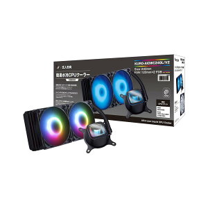 ���l�u�� ���� CPU�N�[���[ LED ���f�� 240mm (120mm PWM�t�@��×2) ASETEK �����W�G�[�^�[���� KURO-AIOWC240L/V2