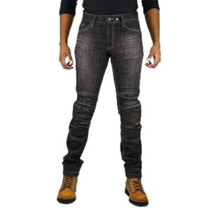 KOMINE バイク用 WJ-7373S ジーンズ 07-7373 メンズ Black M