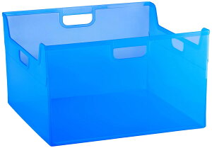 ナカバヤシ ファイルボックス 書類収納ケース キャパティEW5 A4 スーパーワイドタイプ FB-EW5-CBN