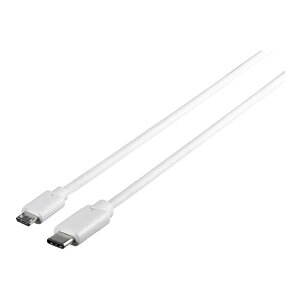 �o�b�t�@���[ iBUFFALO USB2.0�P�[�u��(MicroBtoC)1.0m �z���C�g BSUMBC210WH