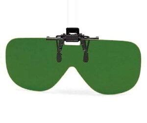 山本光学 YAMAMOTO YE-409 はね上げ(フリップアップ)式 クリップオン 遮光タイプ 自分の眼鏡に装着 クリップ式 セルロース #3 日本製 紫外線カット