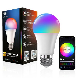 OKALUMI LEDd X}[gd E26 F 9W 800lm X}[gCg ANTΉ d Google HomeΉ dFEFΉ 1600FRGB X}[gł񂫂イ 1yKisz