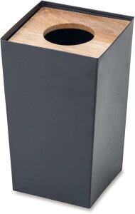 POSH LIVING(ポッシュリビング) ダストボックス スクエア ブラック S 41319