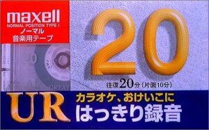maxell �^���p �J�Z�b�g�e�[�v �m�[�}��/Type1 20�� UR-20L