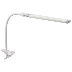 �I�[��(OHM) �d�@ LED�N���b�v���C�g �z���C�g �����F LED �X�^�C���b�V�� �אg ������� �f�X�N���C�g �� �Ǐ��� �w�K�X�^���h �f�X�N�����v �� LTC-LC36-W 06-0985