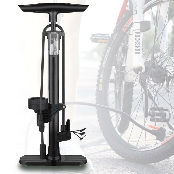 楽天市場】自転車 空気入れ 仏式/英式/米式バルブ対応【160PSI/11Bar 