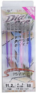 下田漁具 SID-1127 ヤリイカサビキ ダイヤエース 11cm 2段-7本