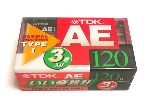 TDK I[fBI JZbge[v AE 120 3{Zbg AE-120XF