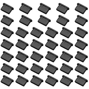 YFFSFDC USB Type-C�|�[�g�h�o�ی�J�o�[�E�L���b�v 40���� TPU�^�C�v �R�l�N�^�J�o�[ �V���R���W �[�d�� �h�� �h�o�J�o�[