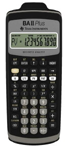TEXBAIIPLUS - Texas Instruments BA-II Plus Adv. Financial Calculator by Texas Instruments