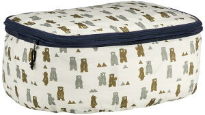 川住製作所(kawasumi) 2段式前カゴカバーNET−101J ブラウンベア