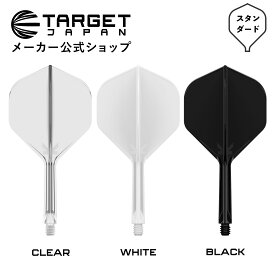 K-FLEX NO2 STANDARD （ケーフレックス スタンダード ダーツ シャフト フライト 一体型 ターゲット クリア ホワイト ブラック）