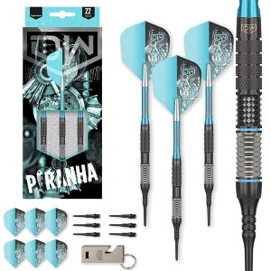 DW Piranha 11 90% 20g Tungsten 2BA Soft Tip Darts (fB[_u[ sjA 11 ^OXe \tg`bv _[c )