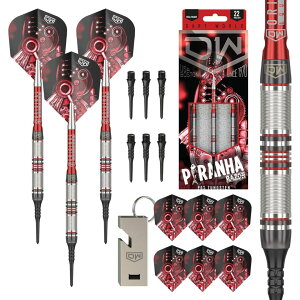 DW Piranha Razor 01 90% Tungsten 18g 2BA Soft Tip Darts (fB[_u[ sjA [U[ 01 ^OXe \tg`bv _[c )