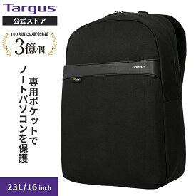 【公式ストア】Targus ターガス GeoLite EcoSmart Essentials ビジネスリュック メンズ レディース リュック バックパック 15〜16インチPC対応 約23L 軽量撥水素材 リサイクル使用 多ポケット 通勤 通学 TSB960GL-70
