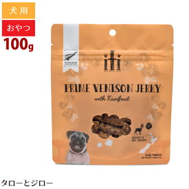 【リニューアル】iti イティ ドッグトリーツ ベニソンジャーキー エイジングケア 100g 犬用おやつ