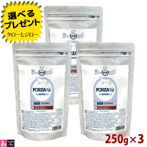 【選べるおまけ付】FORZA10 (フォルツァ10) デルモ アクティブ 250g×3 皮膚・被毛の健康維持 成犬用 ドッグフード
