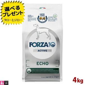 【ポイント10倍】【選べるおまけ付】FORZA10 (フォルツァ10) エコー アクティブ 4kg 耳管・外耳の健康維持 成犬用 ドッグフード