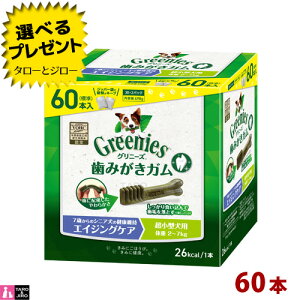 【選べるおまけ付】【リニューアル】グリニーズ プラス エイジングケア 超小型犬用 体重2-7kg用 60本入り 歯みがき ガム デンタルケア