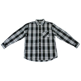 カジュアル長袖シャツ メンズ シャツ 長袖 柄 チェック チェック柄 無地 大きいサイズ M L LL 3L 4L 5L 全13色