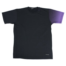 COOLLOCK袖グラデーションストレッチ半袖Tシャツ メンズ ワーク Tシャツ 冷感 UVカット ドライ クール M L LL 全2色
