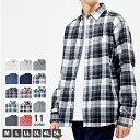 【SALE】ネルシャツ メンズ シャツ 長袖 無地 チェック 柄 大きいサイズ M L LL 3L 4L 5L 全11色