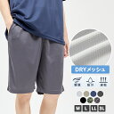 【SALE】ドライメッシュショーツ ハーフパンツ メンズ パンツ DRY メッシュ 吸汗 速乾 M L LL 3L 全7色