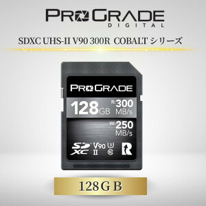 ProGrade Digital SDXC UHS-II V90 COBALT 128GB vO[hfW^