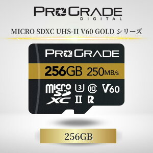 prograde microSDXC UHS-II V60 GOLD 128GB 512GB 256GB / microSDXCJ[h vO[h sd microSD 256 [J[h X}z ^ubg ANVJ Q[@Ή Iׂe