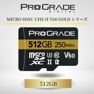 prograde microSDXC UHS-II V60 GOLD 128GB 512GB 256GB / microSDXCJ[h vO[h sd microSD 256 [J[h X}z ^ubg ANVJ Q[@Ή Iׂe