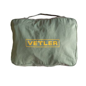 VETLER(ベトラー) トラベルポーチ 軽量 丈夫 スタッフバッグ 仕切りあり ナチュラル素材 旅行 便利グッズ L