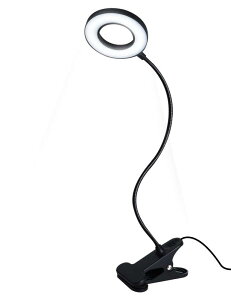 ENERG �N���b�v���C�g LED�u�b�N���C�g �ڂɗD���� 1000���[���� USB���d�� 5�i�K���� 3��F���x 2024�N���f�� 360�x��] Web��c�ʐ� PC��ƁE�d���E�Q���E���E�h���b�T�[�E�Ǐ��E�M���E���ʁELE