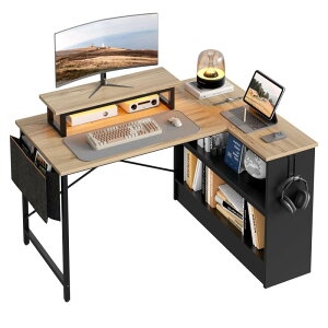 Bestier l���f�X�N ��107cm �׋��� �Q�[�~���O�f�X�N LED�t�� �p�\�R���f�X�N �w�K��