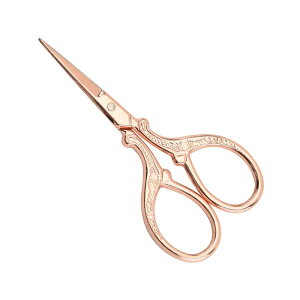 LOYELEY 刺繍ハサミ 縫製はさみ 糸きりハサミ 小さい手芸はさみ ステンレス製 良い切れ味 DIY 裁縫ツール 手芸用 手軽 持ちやすい ヴィンテージ