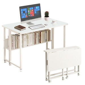 Fainyearn 折りたたみデスク コンパクデスク 省スペース 多機能テーブル 机 パソコンテーブル オフィスデスク テレワークデスク