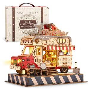 FUNPOLA ���̃p�Y�� 3D�p�Y�� �ؐ��p�Y�� DIY�~�j�`���A �N���t�g�L�b�g