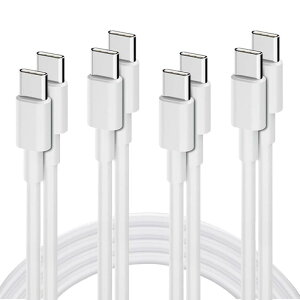 y2024ŐV^z^Cvc P[u 4{Zbg 1M x 4 USB Type C P[u 100W 5A PD QC 4.0Ή }[d f[^] USB CP[u ^CvC [dP[u iPhone15V[Y[dP[u