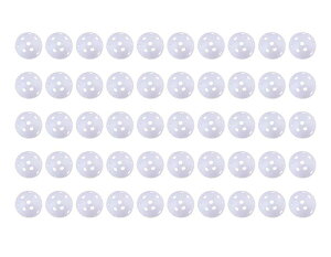 Forgetek ゴルフ ボール 練習用 50個 セット プラスチック ホローボール 軽量 穴あき トレーニング ボール 室内 室外 練習