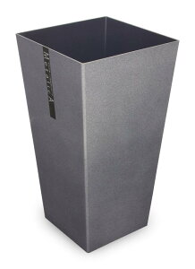 TATSU-CRAFT(タツクラフト) ダストボックス メタリカ ゴミ箱 おしゃれ 屋外 ふたなし キッチン リビング スリム ペール フタなしゴミ箱 メタリック カラー インテリア 雑貨 業務用 ホテル カ